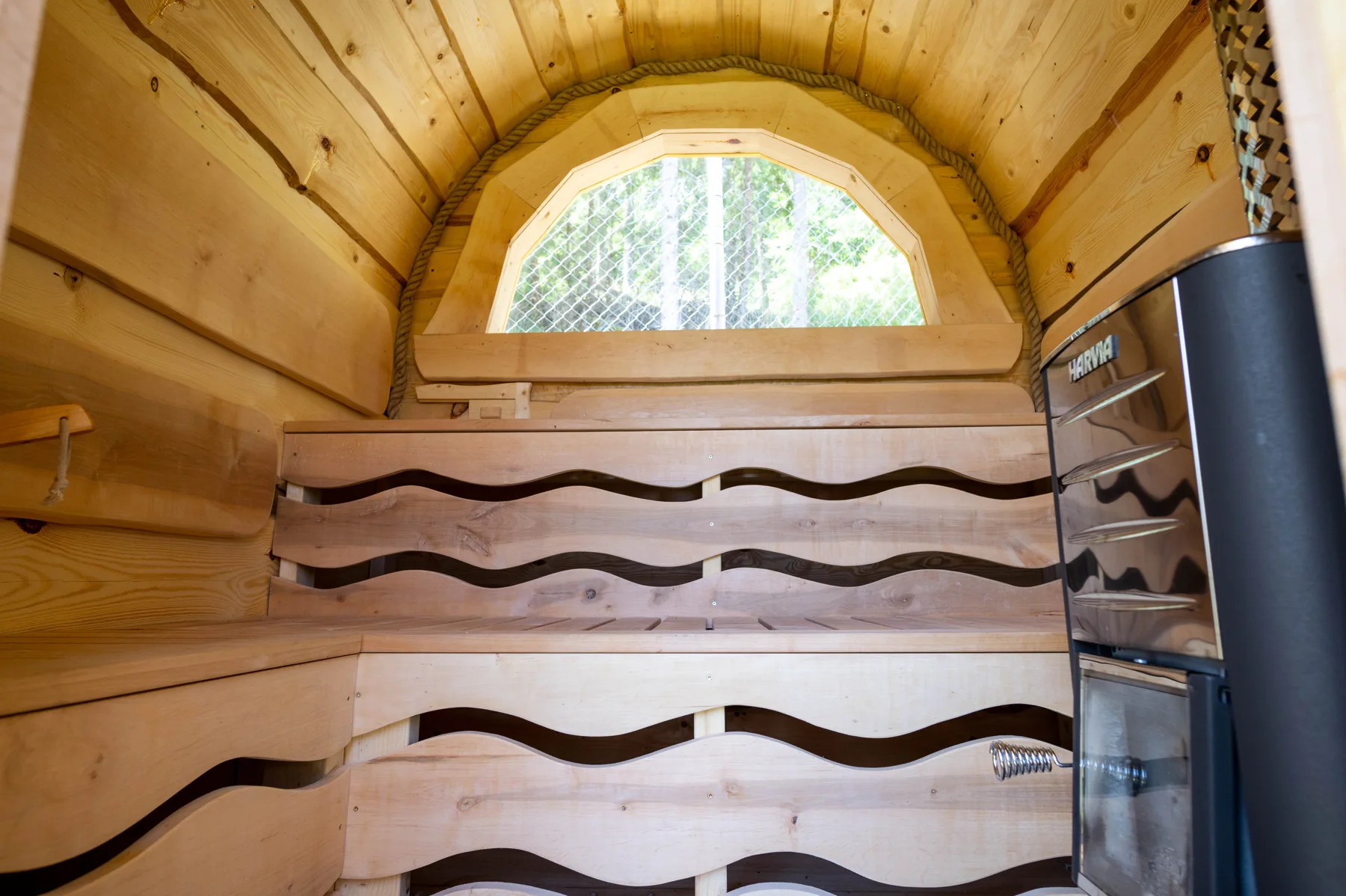 Интериор на сауната